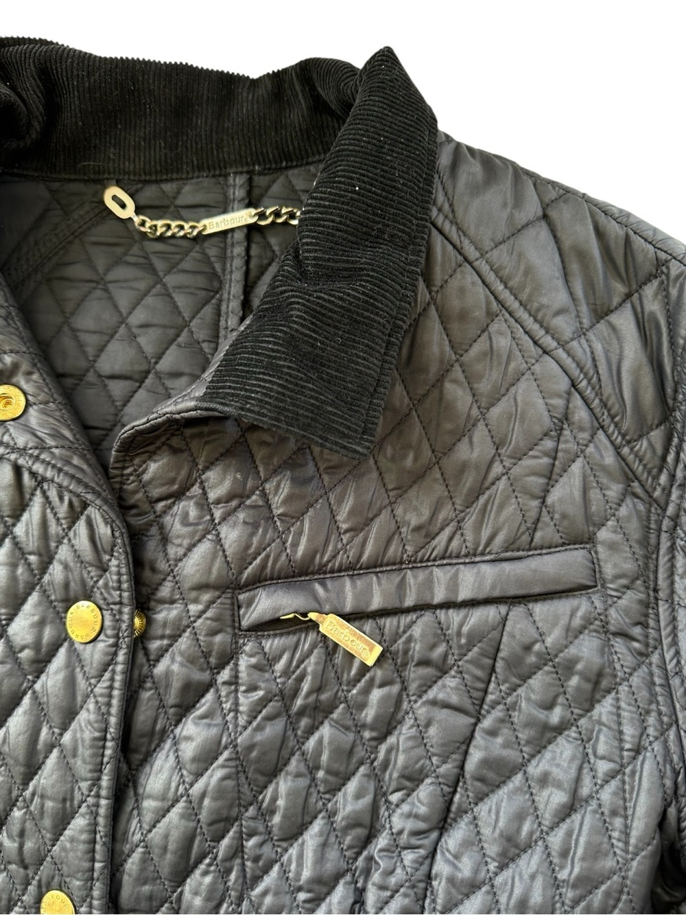 Barbour • Quilted Black Jacket - Picture 6 of 9